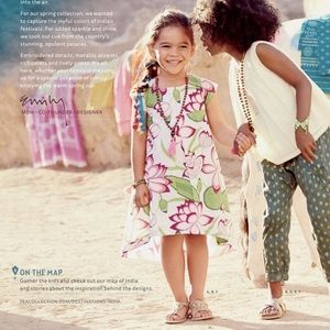 Tea Collection India Lotus Palace Dress